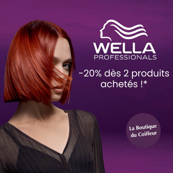 Offre Wella chez La Boutique du Coiffeur !
