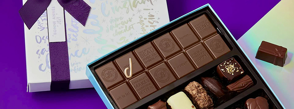 Chocolatier Jeff de Bruges banner boutique