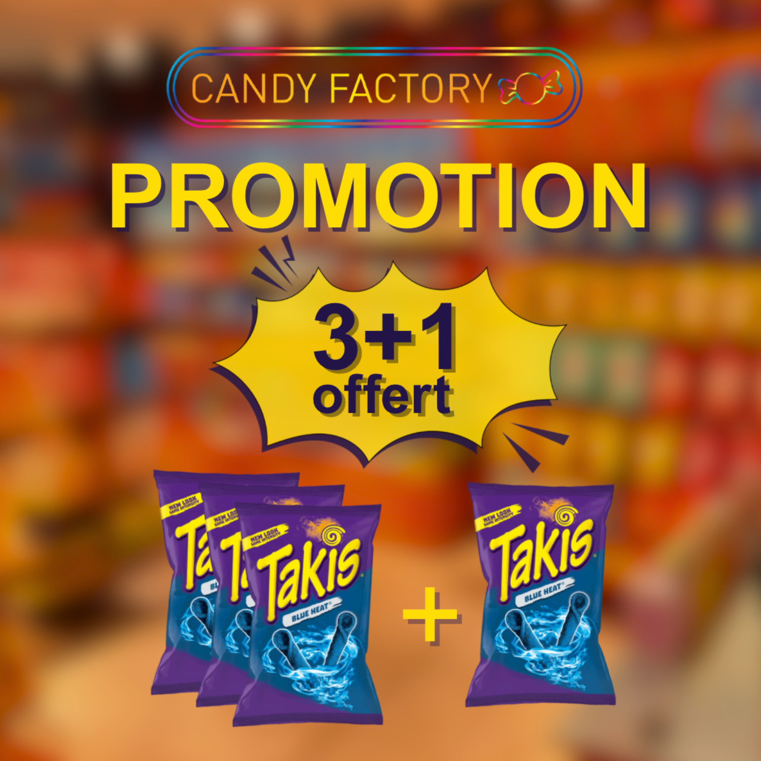 Promo Takis Blue Heat