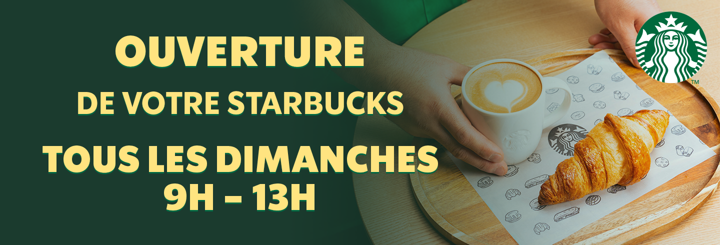 Ouverture dominicale Starbucks