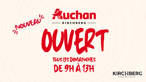 Auchan Kirchberg Ouverture Dimanche - Actu Web