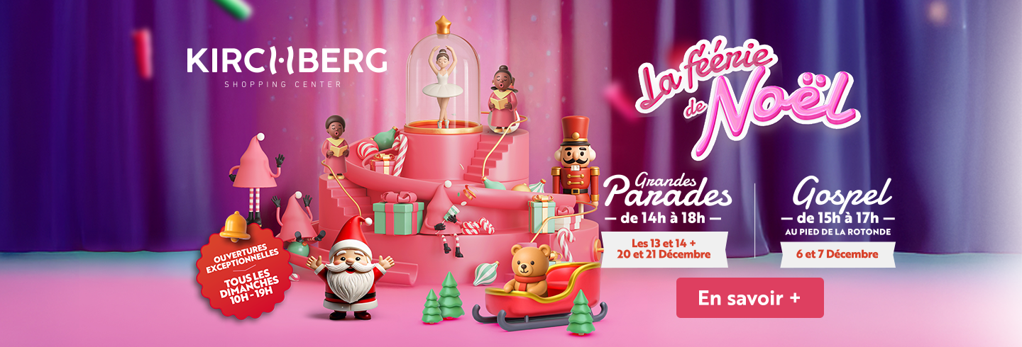 Programme des animations & spectacles au Kirchberg Shopping Center