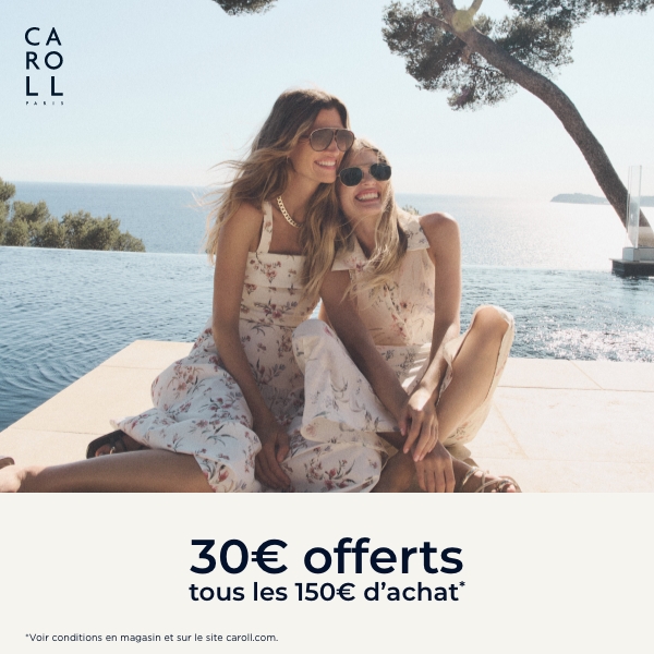 30€ offerts tous les 150€ d'achat