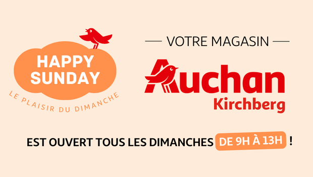 Auchan ouverture dimanche