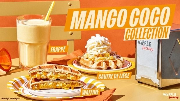Carte été 2026 Waffle Factory - nouveauté Mango Coco Collection