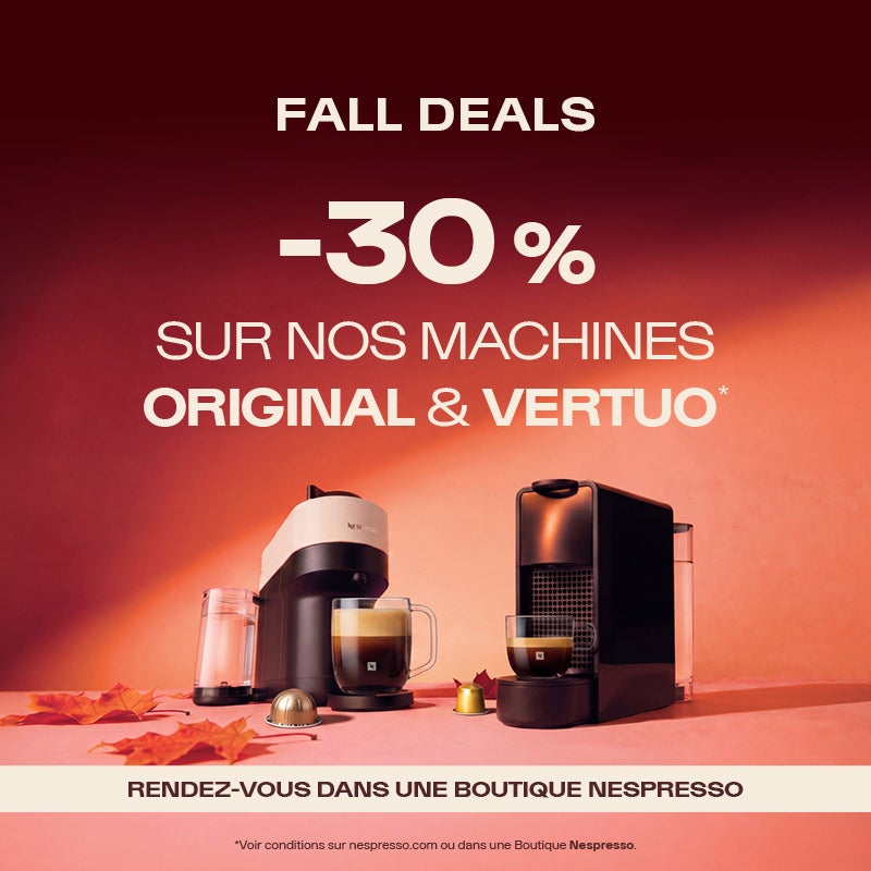 Fall Deals chez Nespresso
