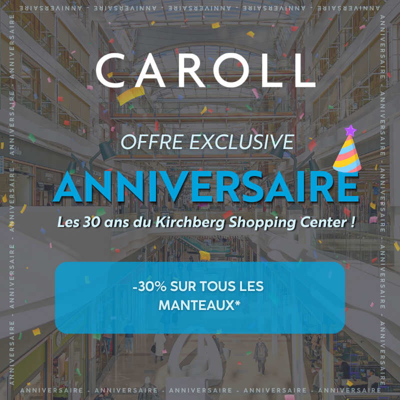 CAROLL offre anniversaire