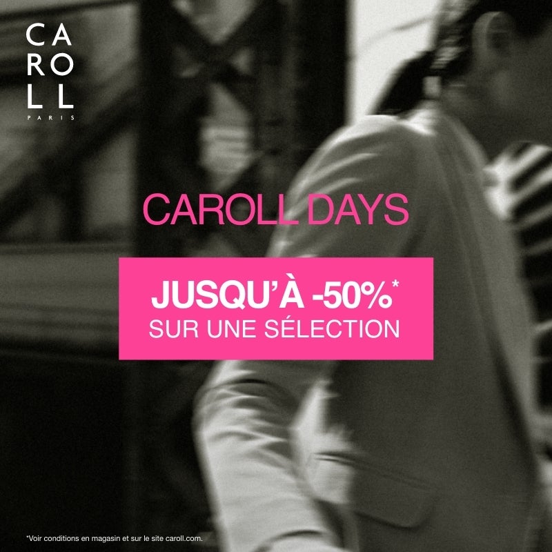 CAROLL Days : jusqu'à -50% sur une sélection