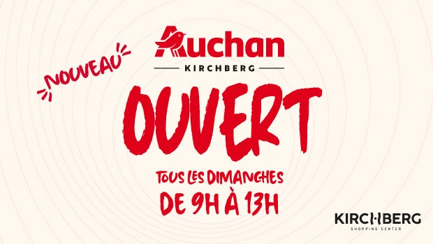 Auchan Kirchberg Ouverture Dimanche - Actu Web