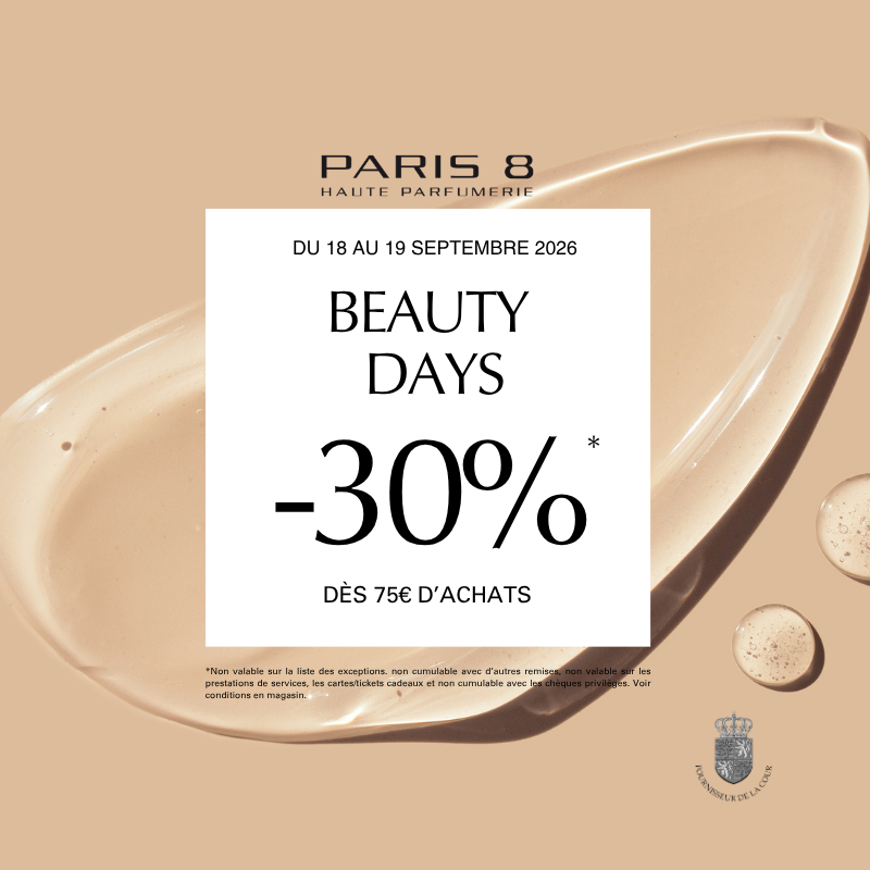 Beauty Days Paris 8 les 18 et 19 septembre !