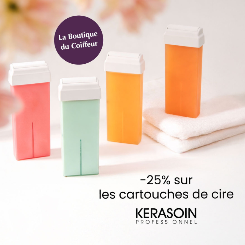 -25% sur les cartouches de cire chez La Boutique du Coiffeur