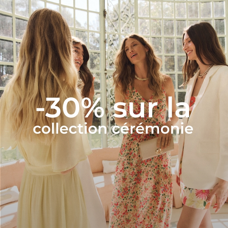 Offre Cérémonie pour CAROLL ! -30% sur toute la collection. Soyez prêtes pour vos futurs évènements !